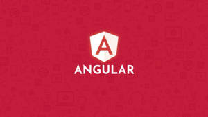 Letter A Logo In Red Wallpaper