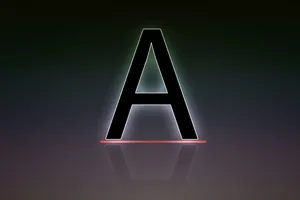 Letter A Shadow Wallpaper