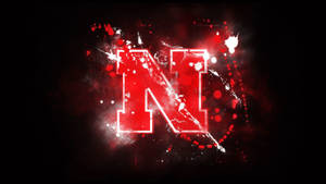 Letter N With Paint Splatter Design Wallpaper