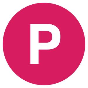 Letter P Icon Pink Pfp Wallpaper