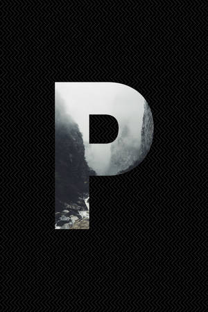 Letter P Mountain Wallpaper