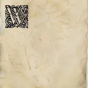 Letter W Medieval Design Wallpaper