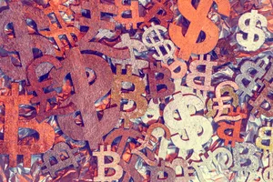 Lettering Money Sign Wallpaper