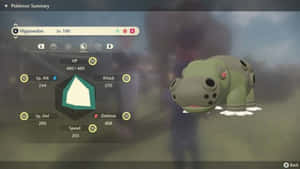 Level 100 Hippowdon Stats Summary Wallpaper