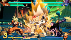 Level Up And Unlock New Superpowers In Dragon Ball Z Games Wallpaper