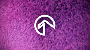 Level Up White Logo Wallpaper