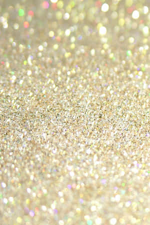 Level Up Your Style With Yellow Glitter Wallpaper
