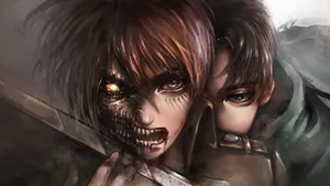 Levi And Eren Fanmade 4k Wallpaper