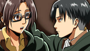 Levi And Hange Zoe Wallpaper