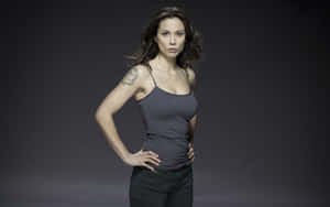 Lexa Doig Confident Pose Wallpaper