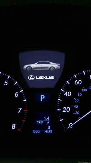 Lexus Dashboard Iphone Wallpaper