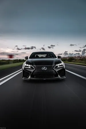 Lexus Gs Luxury Sports Sedan In Cityscape Wallpaper