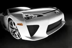 Lexus Lfa: A Luxury Supercar In Action Wallpaper