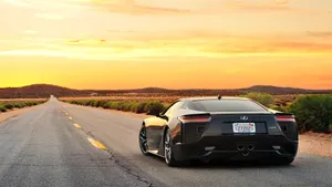 Lexus Lfa - A Power-packed Luxury Sports Car Wallpaper