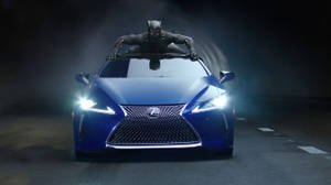 Lexus Logo And Black Panther Wallpaper