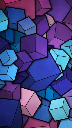 Lg G4 Cartoon Cubes Wallpaper