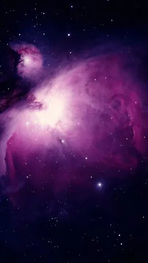 Lg Phone Purple Nebula Wallpaper