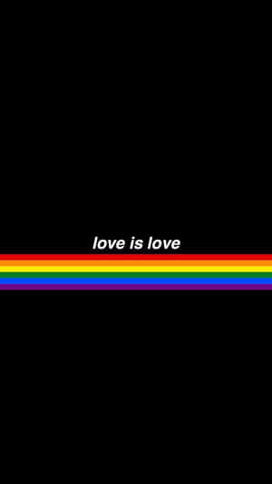 Lgbt Pride Love Is Love Iphone Wallpaper