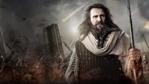 Liam Neeson Zeus Wrath Of The Titans Movie Wallpaper