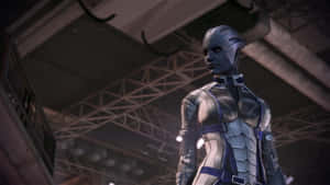 Liara T'soni - A Powerful Asari Scientist Wallpaper