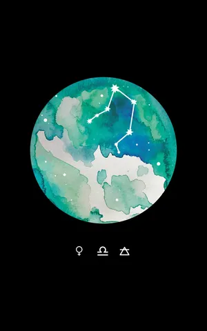 Libra Zodiac Alchemy Wallpaper