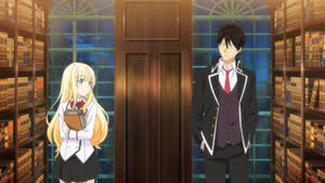 Library Meeting Boarding School Juliet Wallpaper