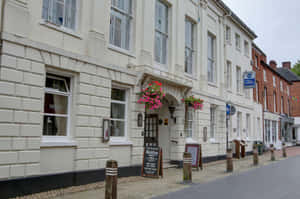 Lichfield Historic Street View Wallpaper