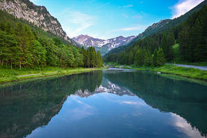 Liechtenstein Ganglesee Lake Wallpaper