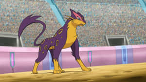 Liepard In Stadium Wallpaper