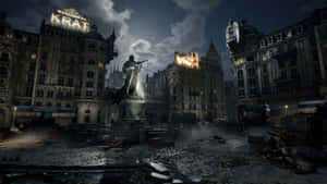 Liesof P Dark Victorian Cityscape Wallpaper