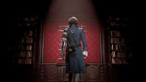 Liesof P Library Scene Wallpaper