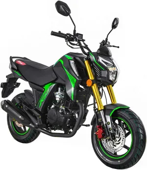 Lifan Motorcycle Black Green Design Wallpaper