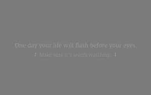 Life Flash Quote Background Wallpaper