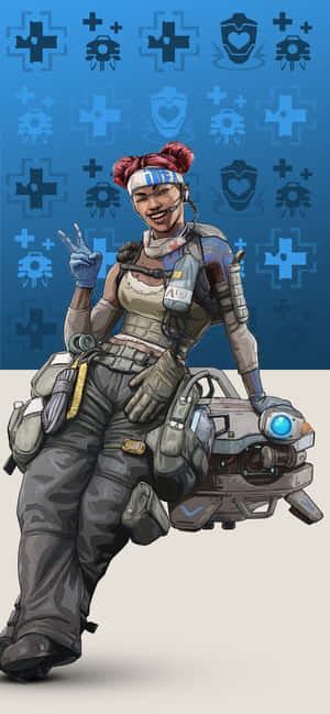 Lifeline Is Here To Help Your Team Get A Win In Apex Legends Wallpaper