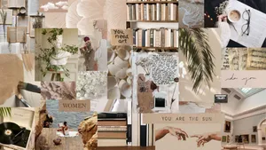 Light Academia Bright Wallpaper