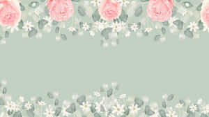 Light & Airy Sage Green Laptop Wallpaper