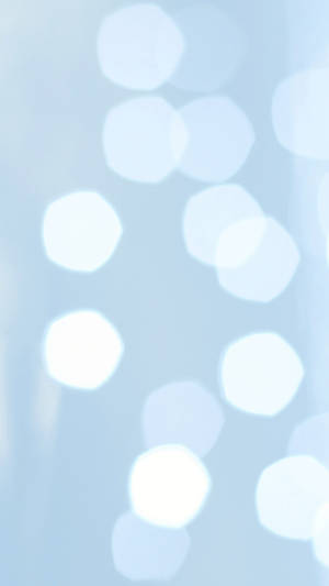 Light Blue Aesthetic Bokeh Wallpaper