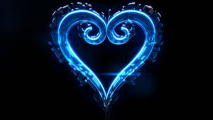 Light Blue Heart Wallpaper