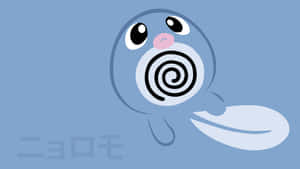 Light Blue Poliwag Art Wallpaper