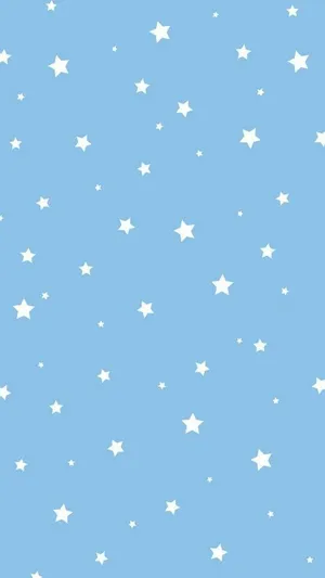 Light Blue Star Pattern Background Wallpaper