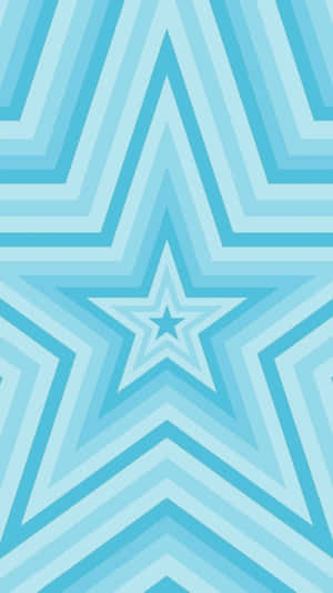 Light Blue Star Pattern Background Wallpaper