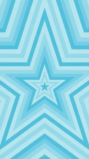 Light Blue Star Pattern Background Wallpaper
