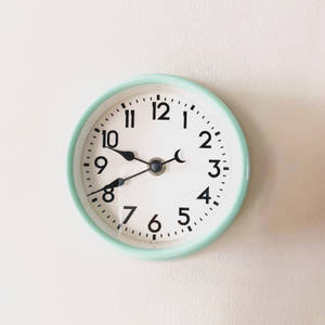 Light Blue Wall Clock Wallpaper