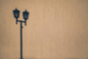 Light Brown Street Lamp Wallpaper