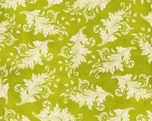 Light Green Filigree Wallpaper