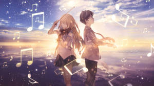 Light In The Darkness – Music Of Friendship In Your Lie In April Wallpaper