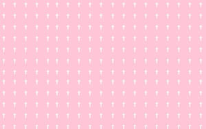 Light Pink Cross Pattern Wallpaper