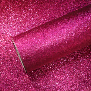 Light Pink Glitter Roll Texture Wallpaper