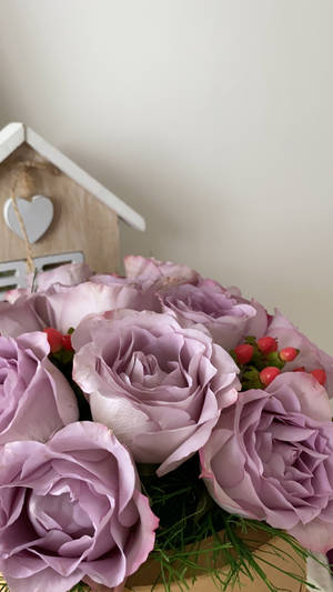 Light Purple Roses Wallpaper