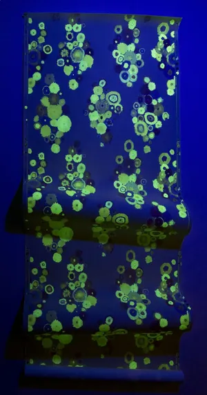 Light Reactive Material In The Dark Wallpaper